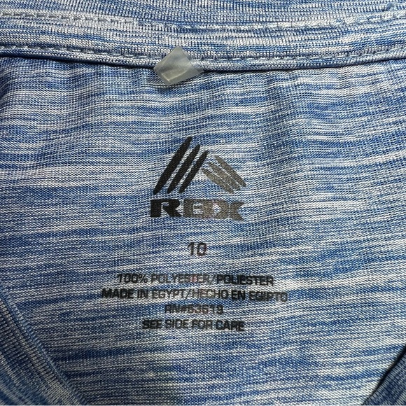 RBX Heathered Blue Short Sleeve Tee - Picture 2 of 15